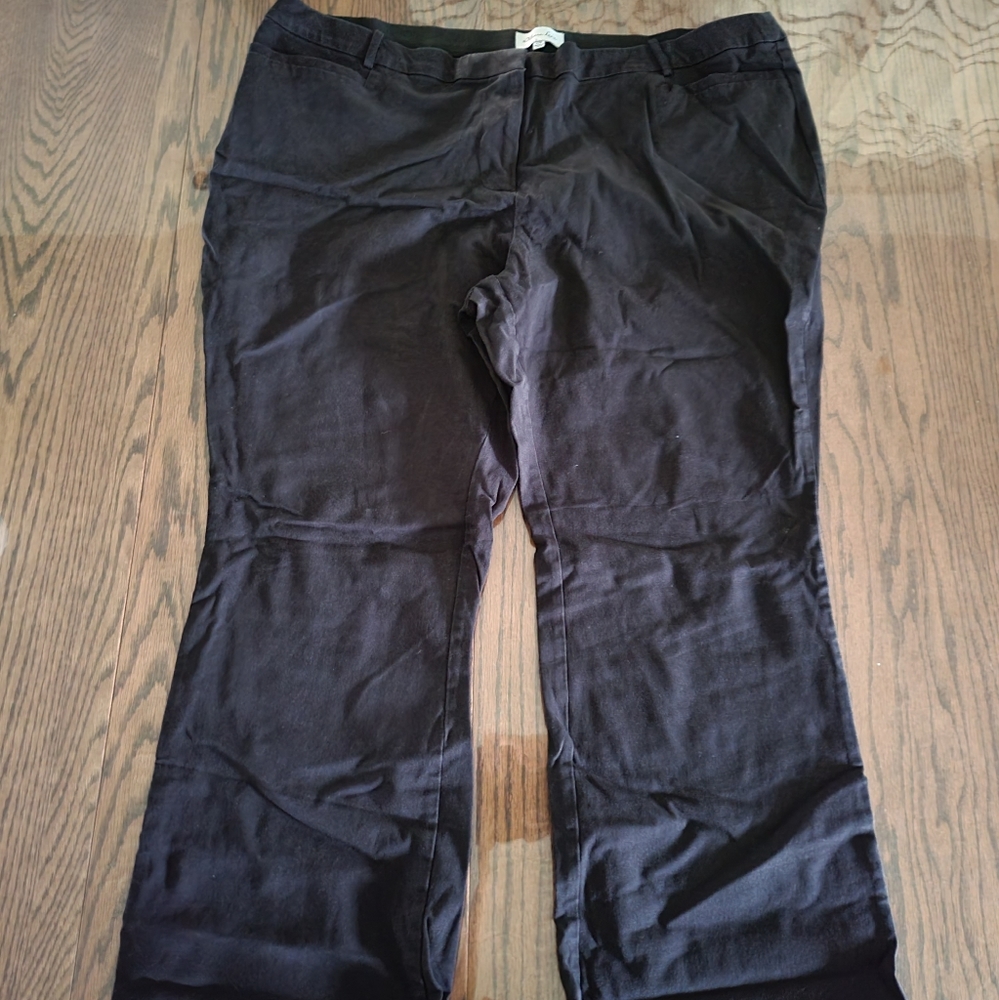 Plus Black Stretch Trouser